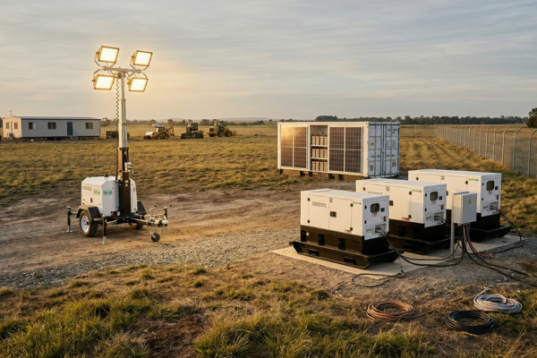 Generator and lighting tower